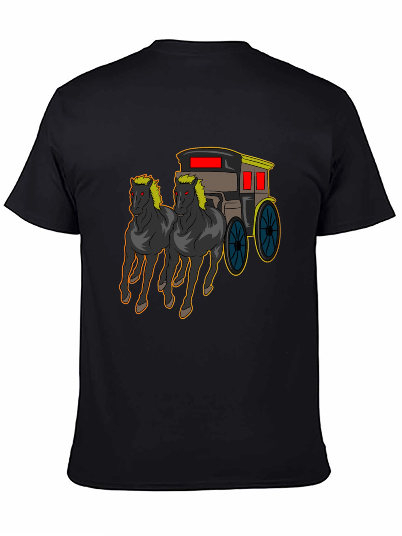 Horse Drawn Carriage Graphic T-Shirt