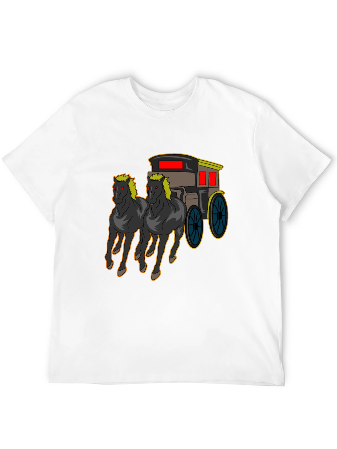 Horse Drawn Carriage Graphic T-Shirt