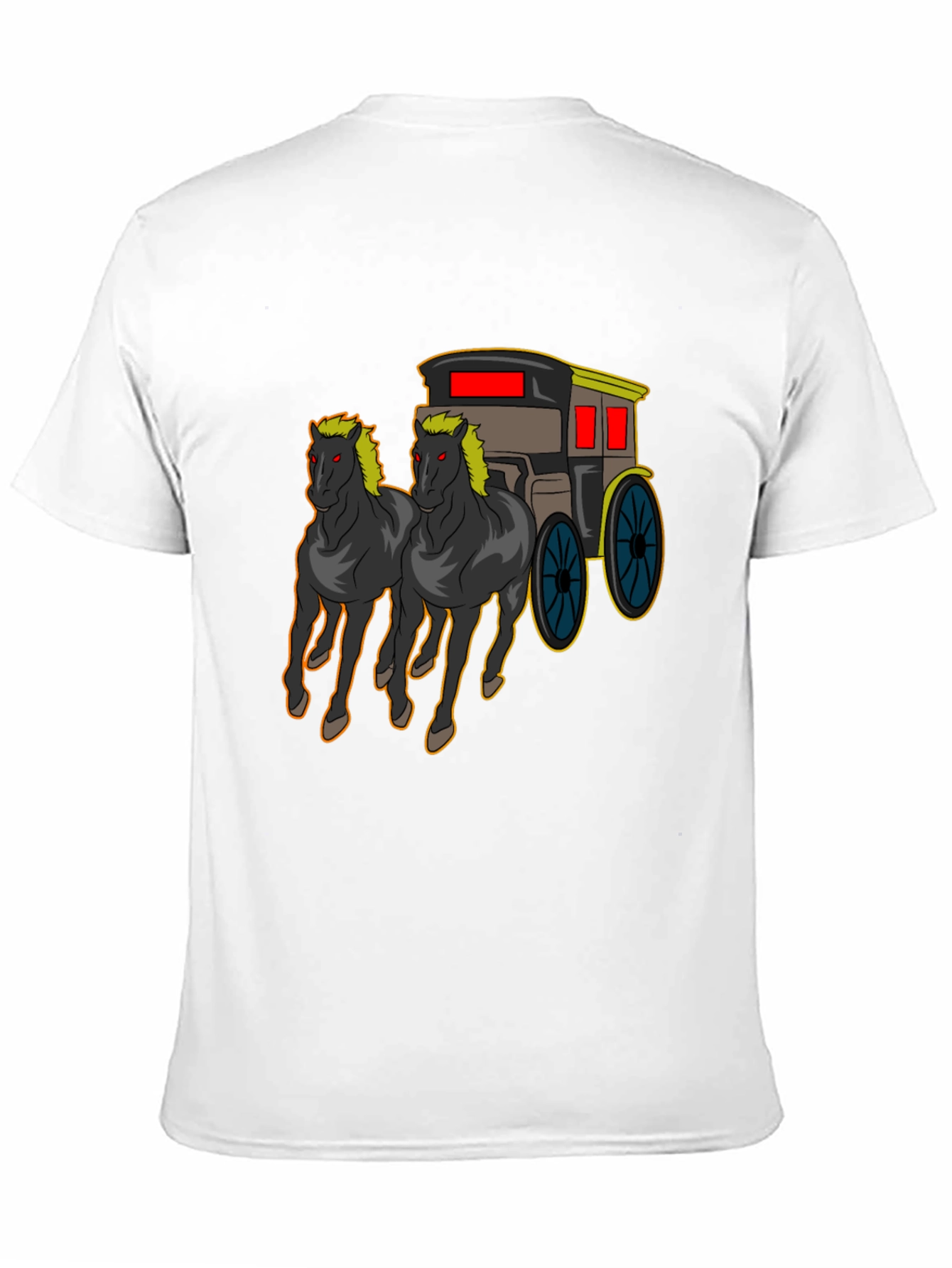 Horse Drawn Carriage Graphic T-Shirt