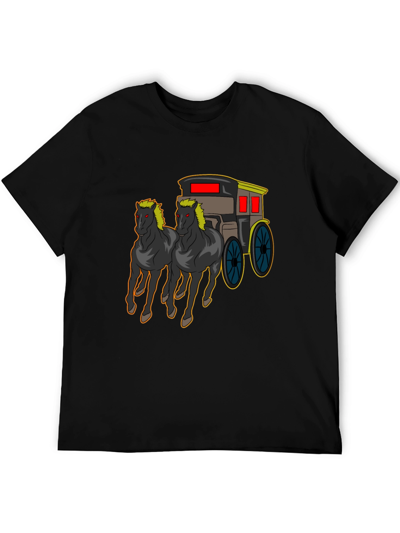 Horse Drawn Carriage Graphic T-Shirt