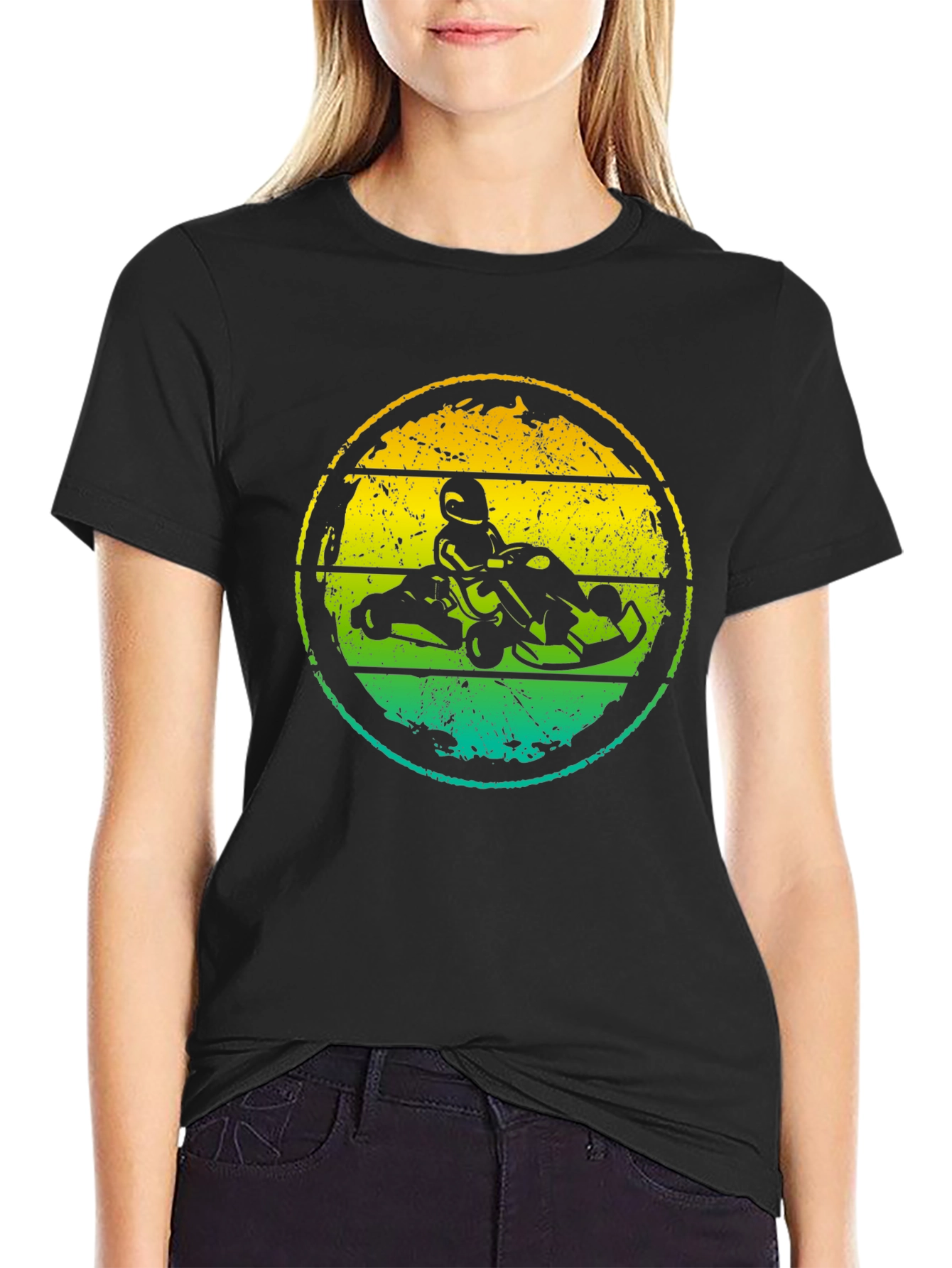 Retro Go-Kart Racing Graphic Tee