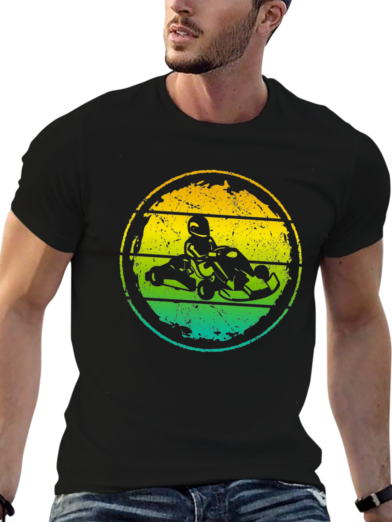 Retro Go-Kart Racing Graphic Tee