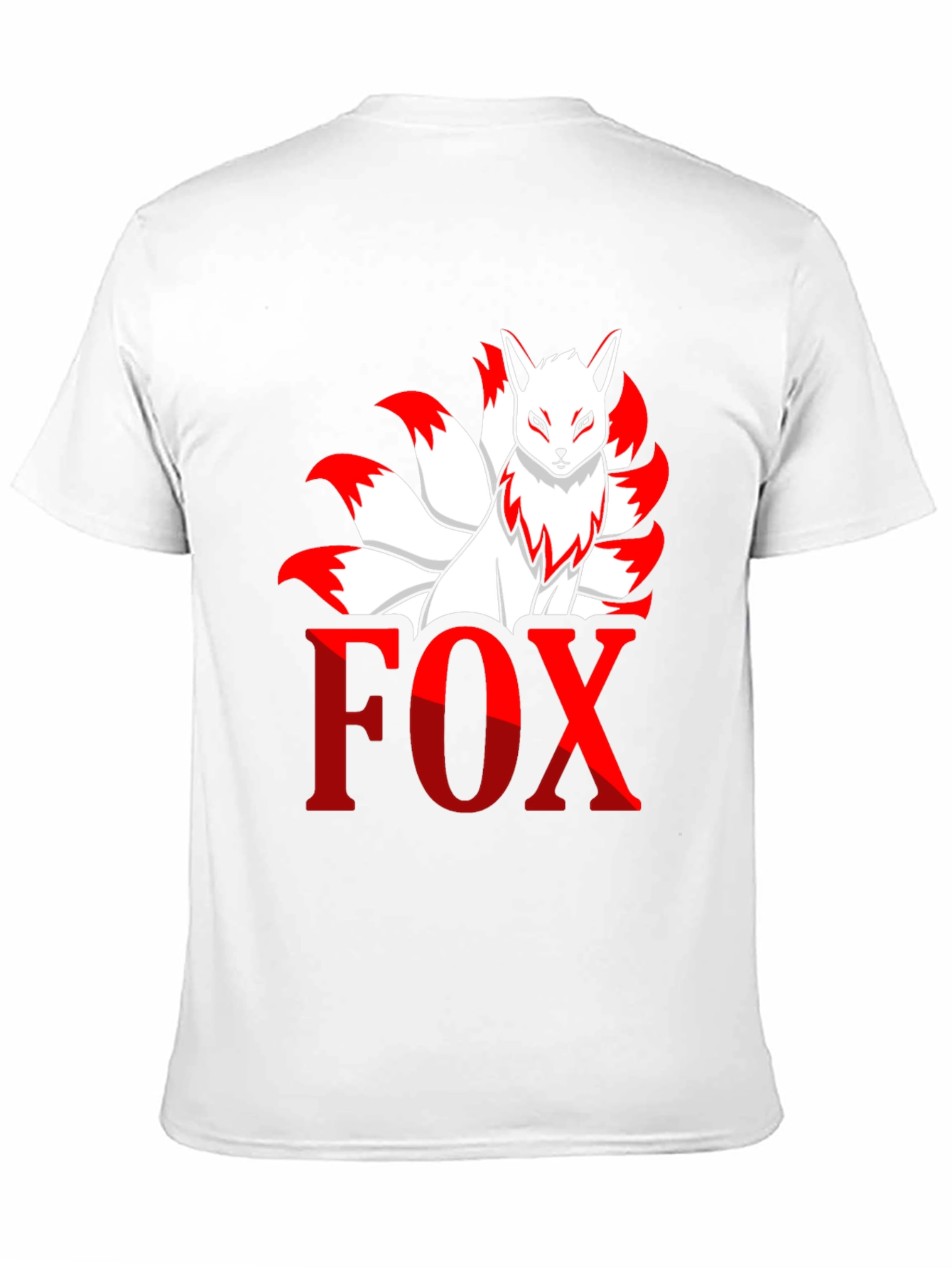 Nine-Tailed Fox Graphic Tee - Anime Inspired Shirt