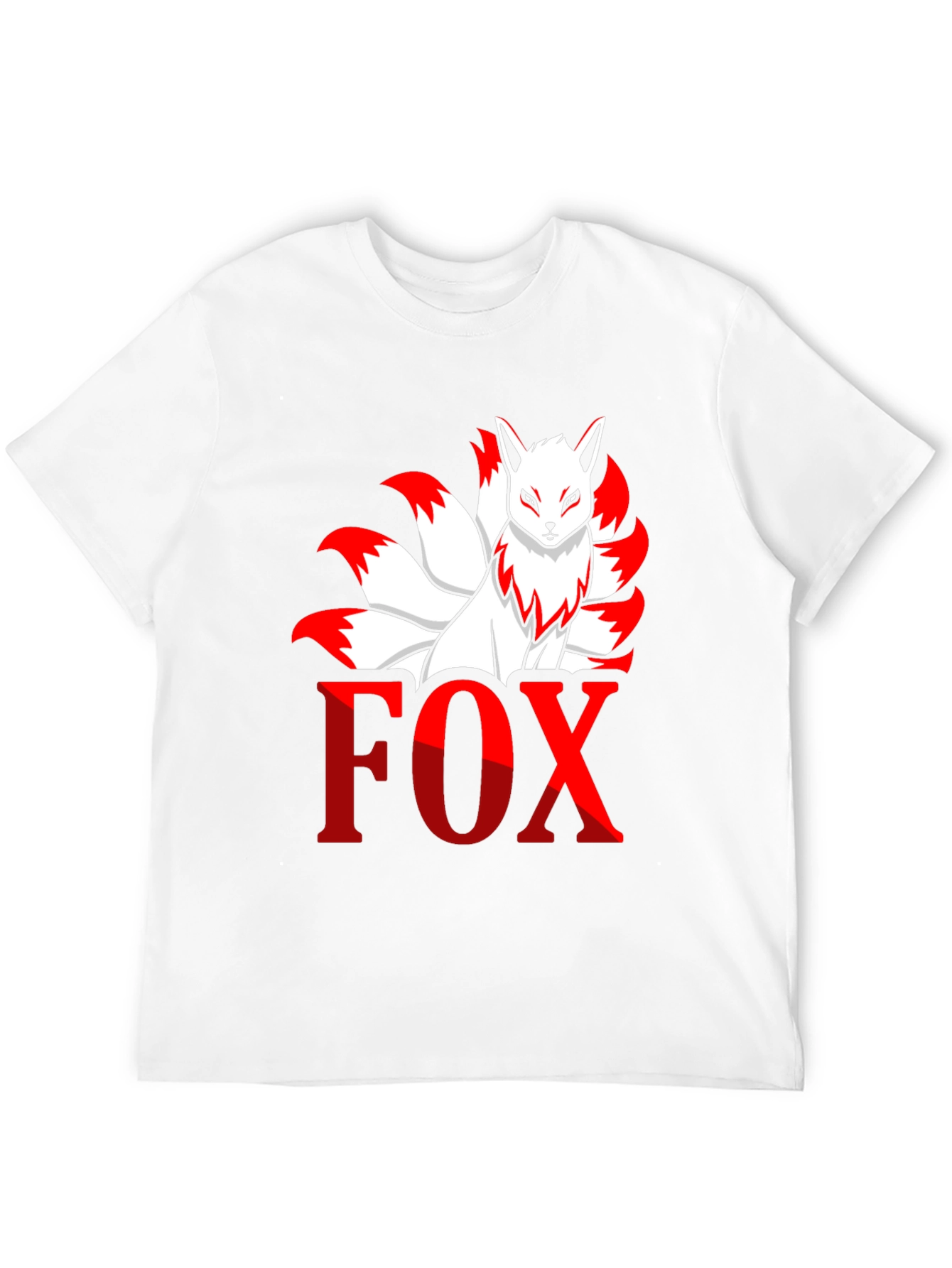 Nine-Tailed Fox Graphic Tee - Anime Inspired Shirt