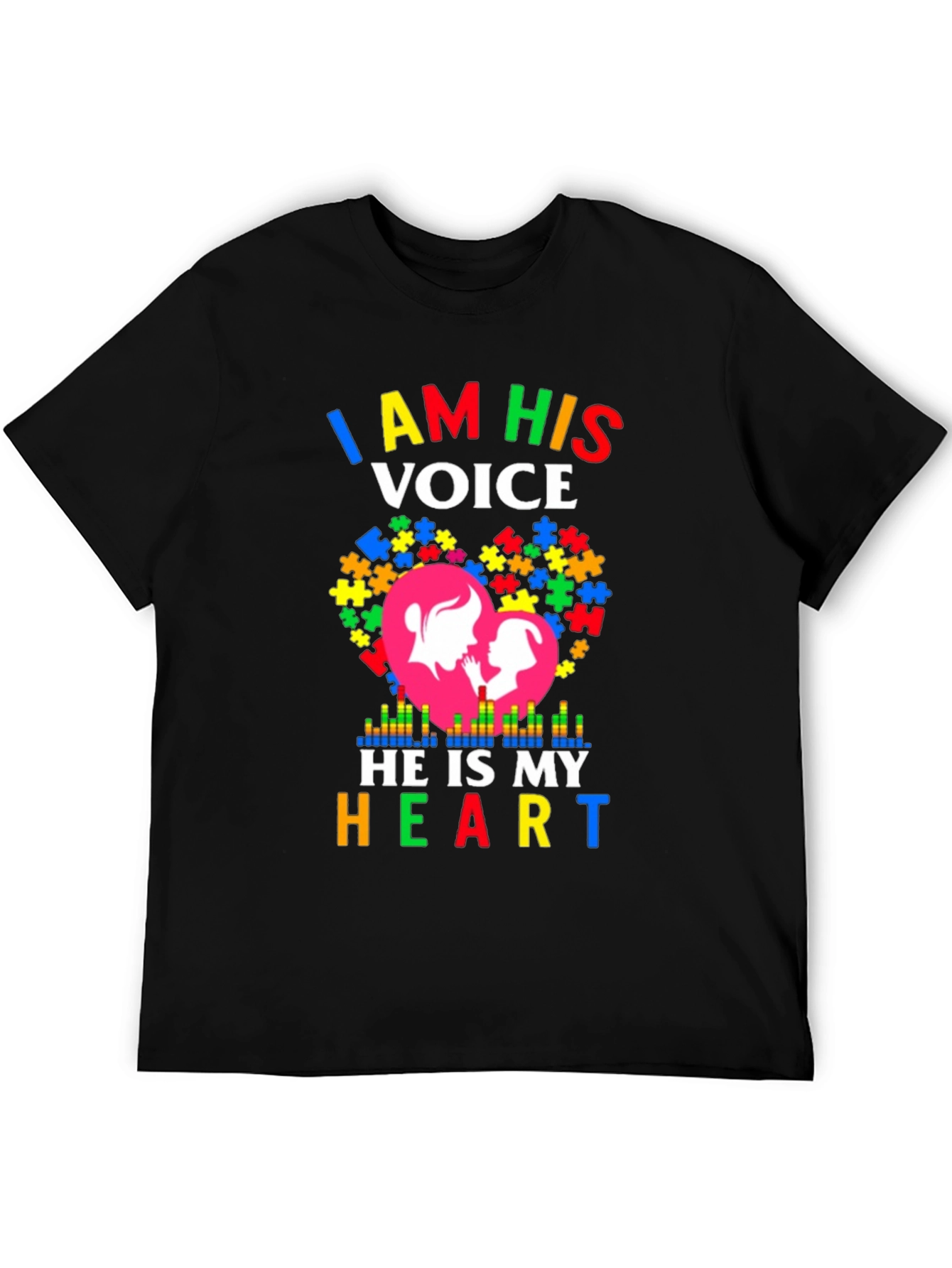 Autism Awareness I Am His Voice T-Shirt