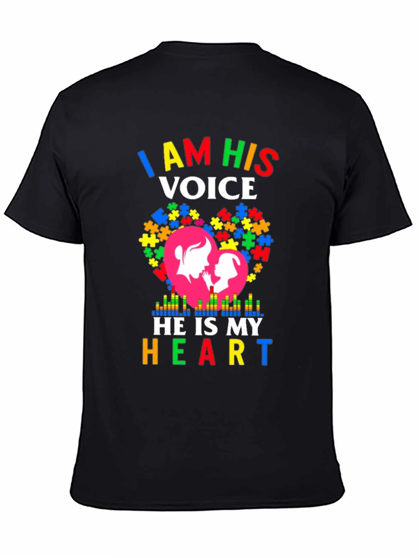 Autism Awareness I Am His Voice T-Shirt