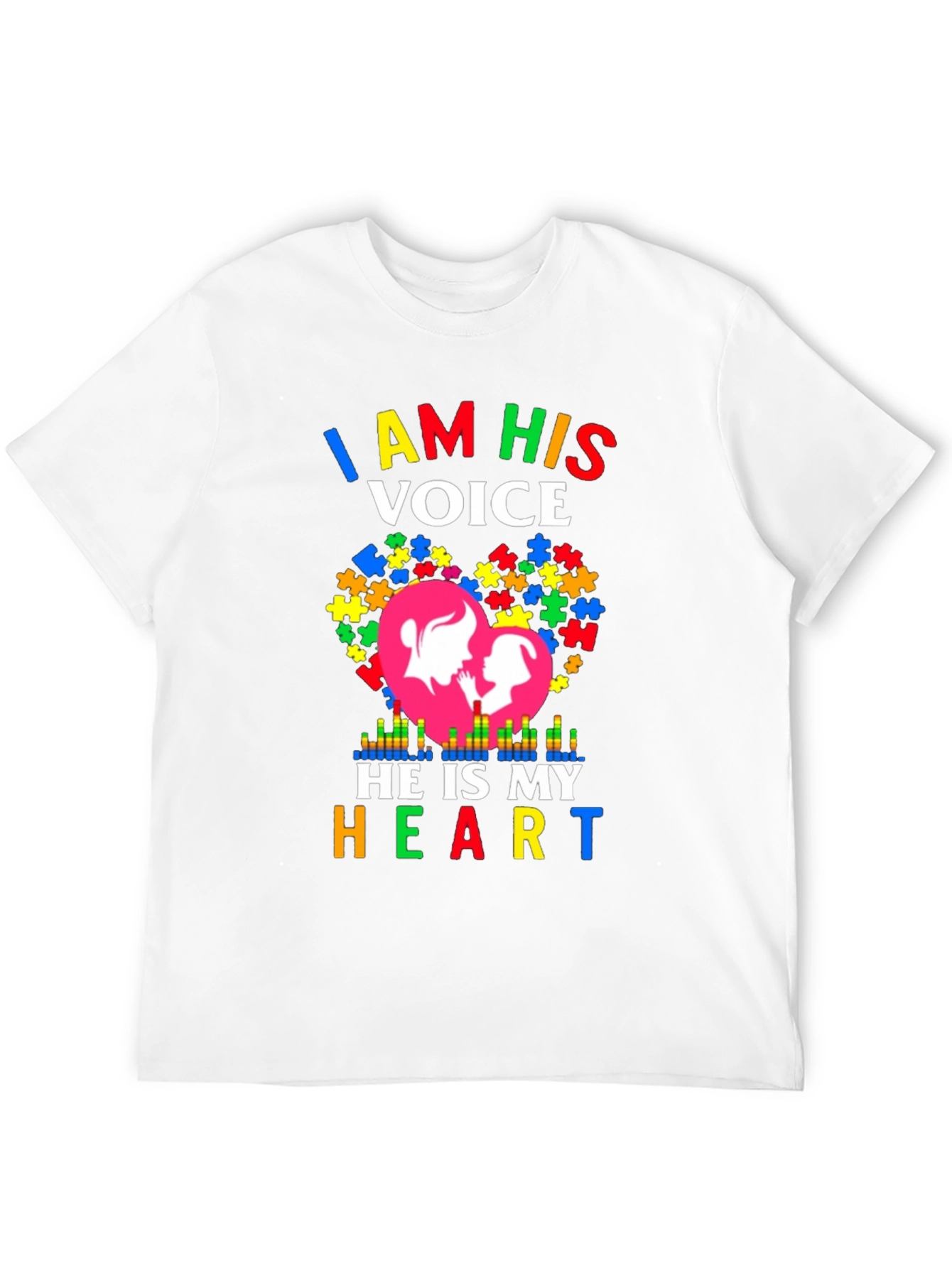 Autism Awareness I Am His Voice T-Shirt