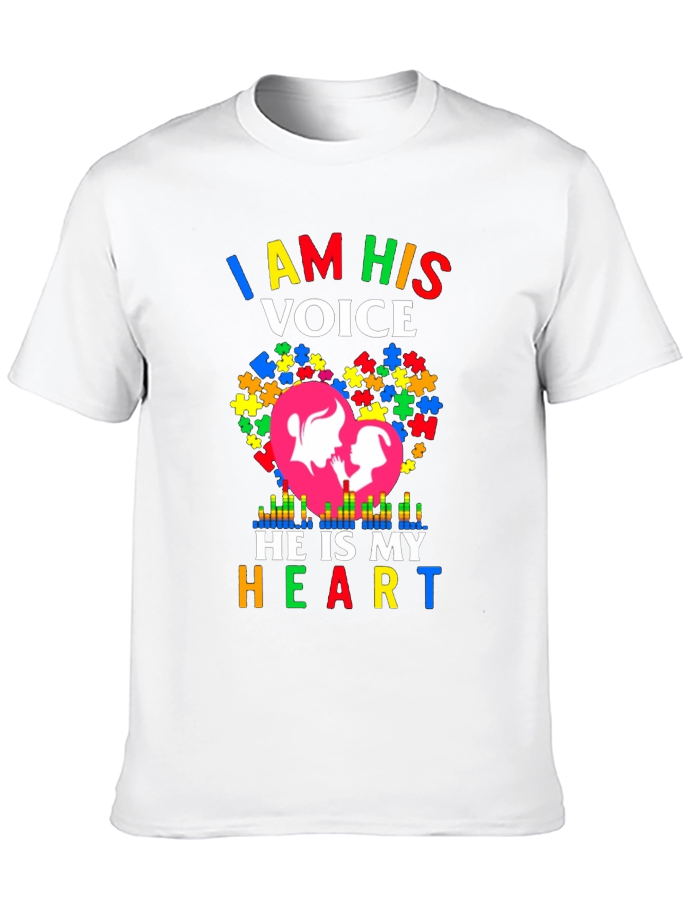 Autism Awareness I Am His Voice T-Shirt