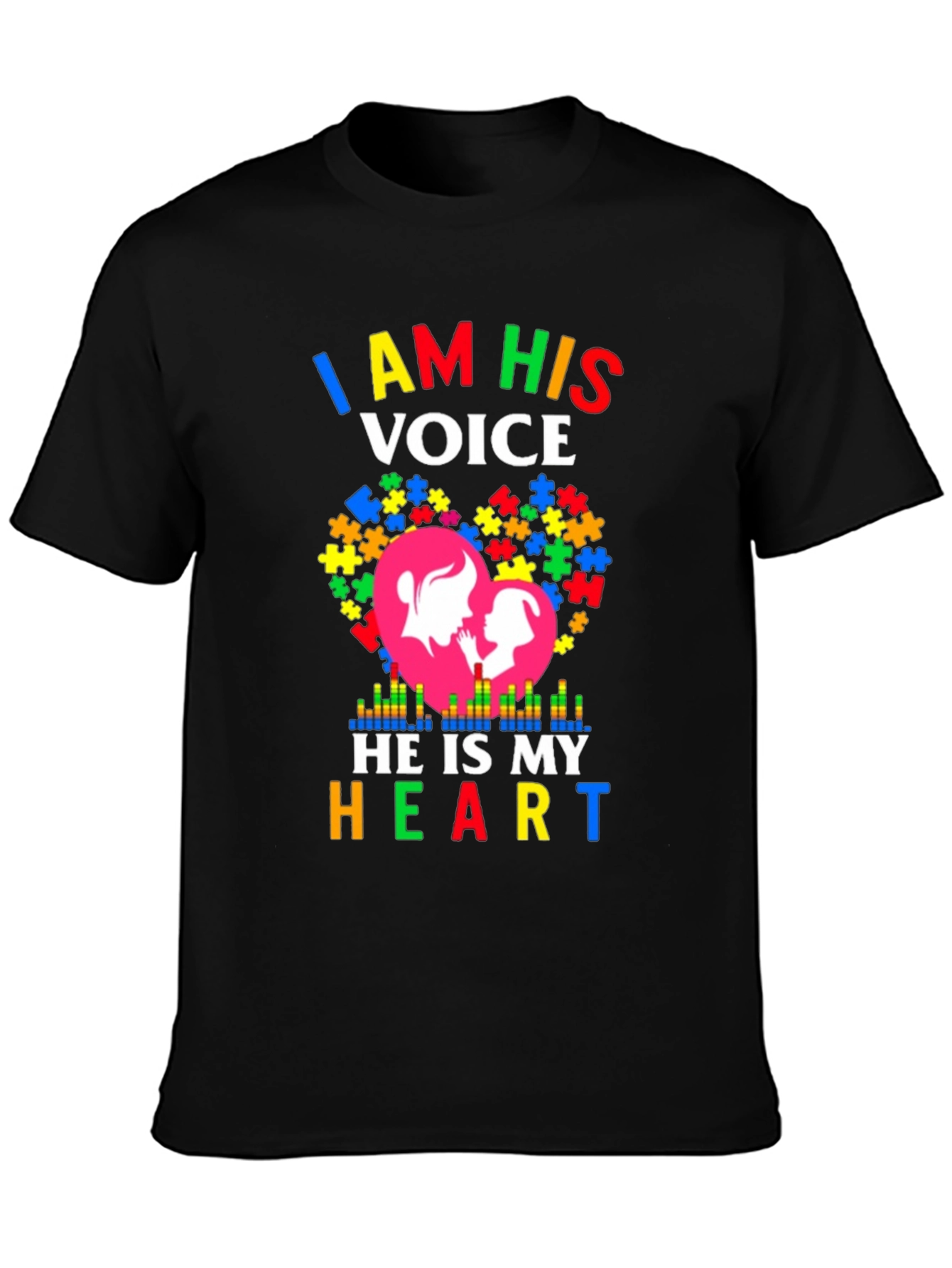 Autism Awareness I Am His Voice T-Shirt