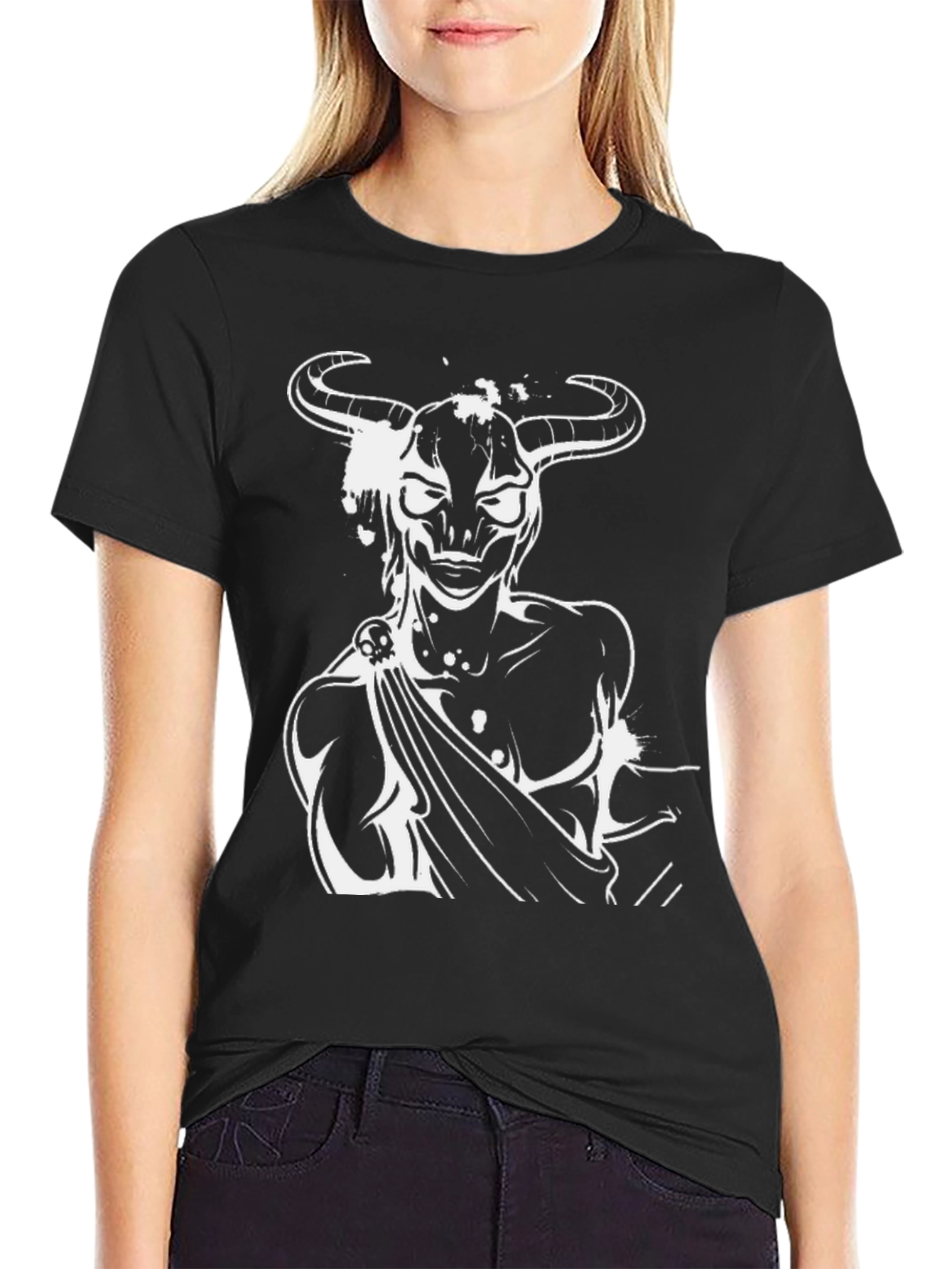 Minotaur Graphic Tee - Bold Black T-Shirt