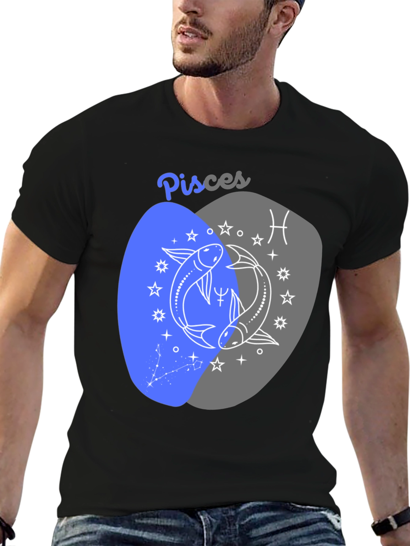 Pisces Zodiac T-Shirt - Stylish Astrology Design