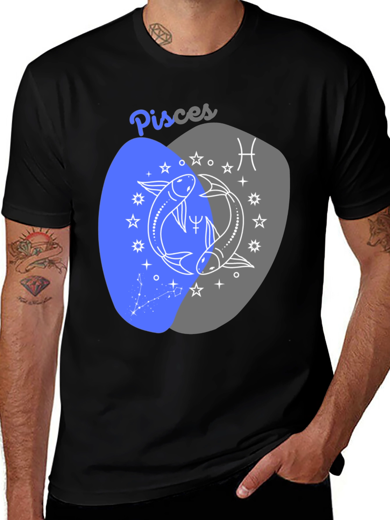 Pisces Zodiac T-Shirt - Stylish Astrology Design