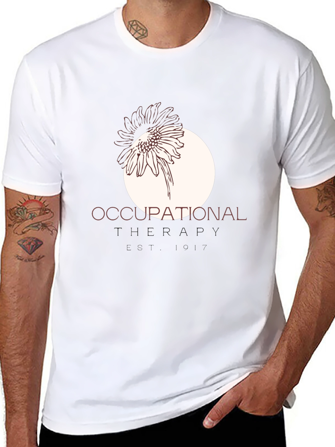 Occupational Therapy Est. 1917 Black T-Shirt