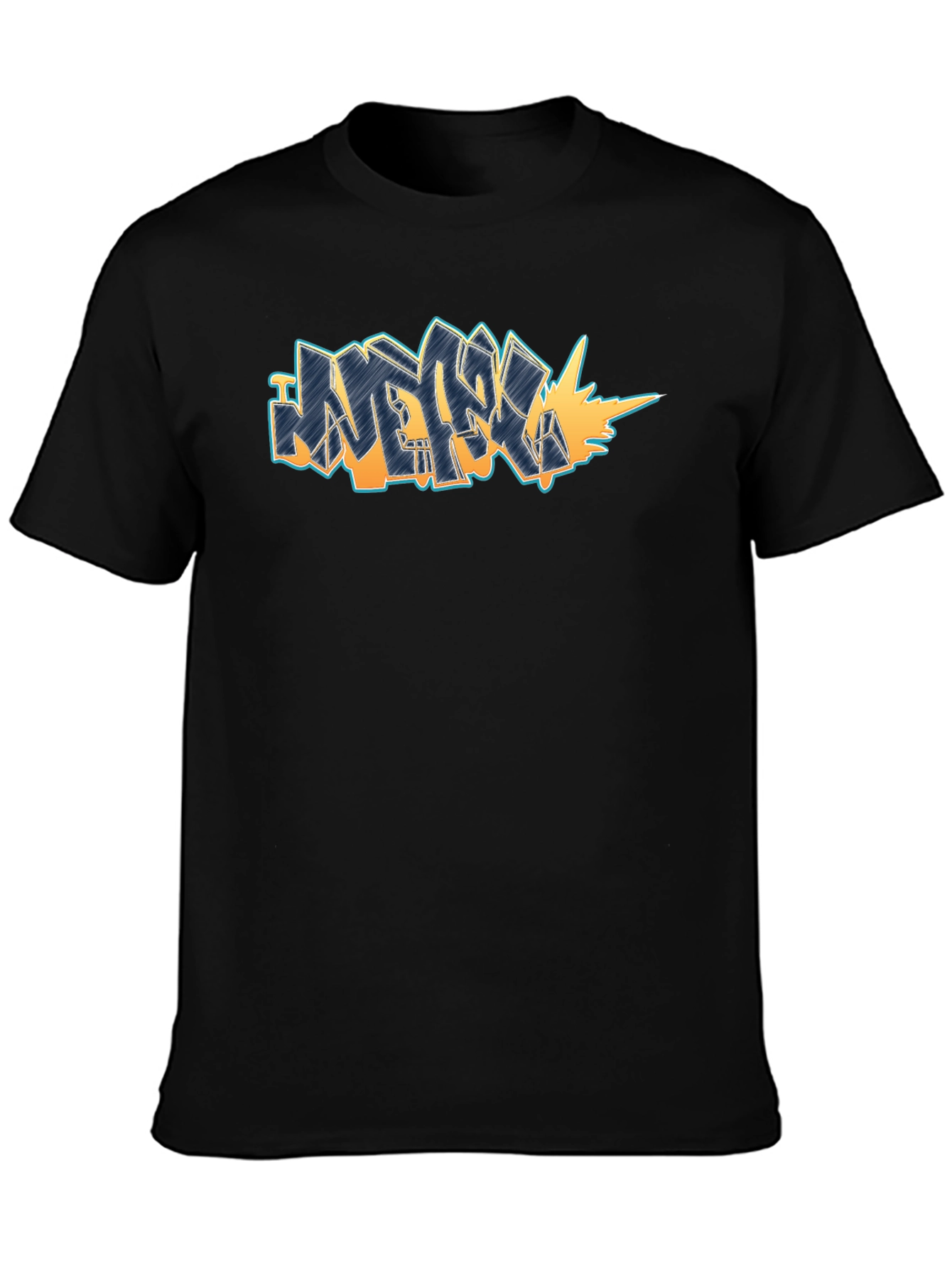 Graffiti Art Black T-Shirt