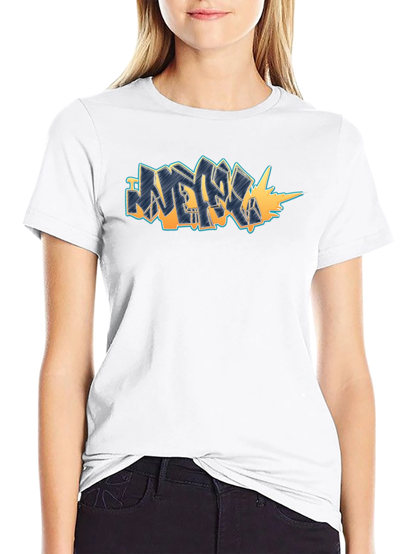 Graffiti Art Black T-Shirt