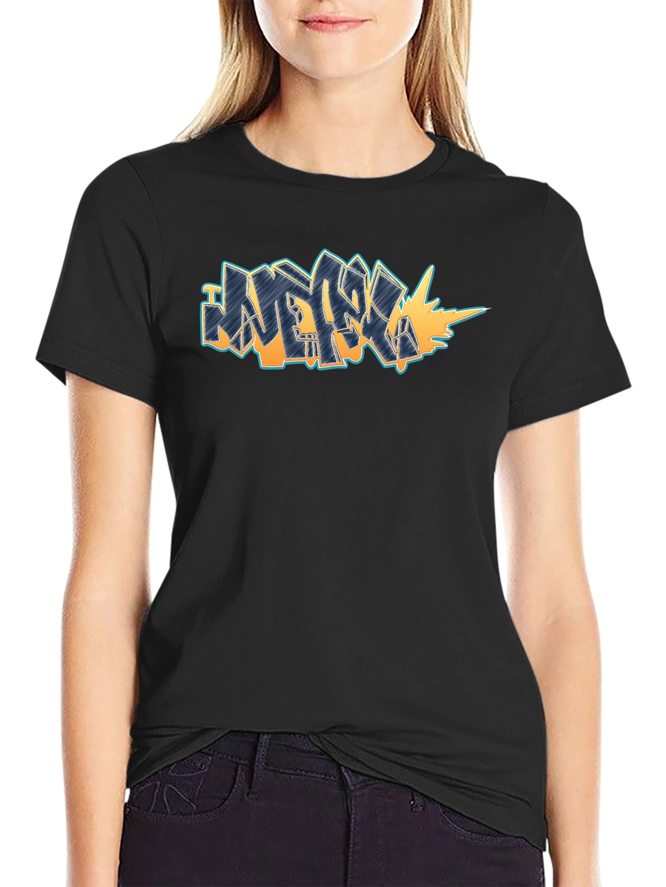 Graffiti Art Black T-Shirt