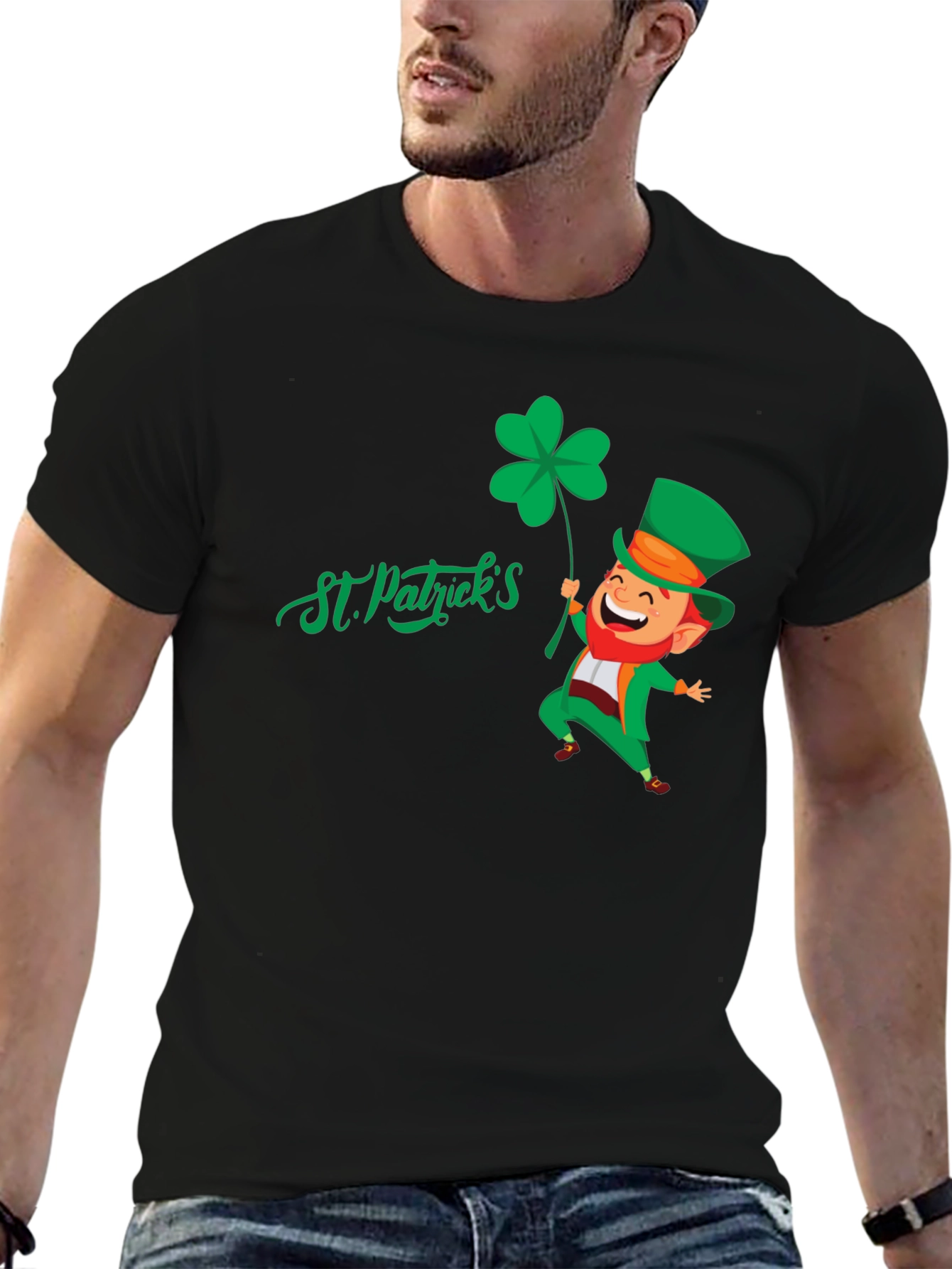 St. Patricks Day Leprechaun Graphic Tee