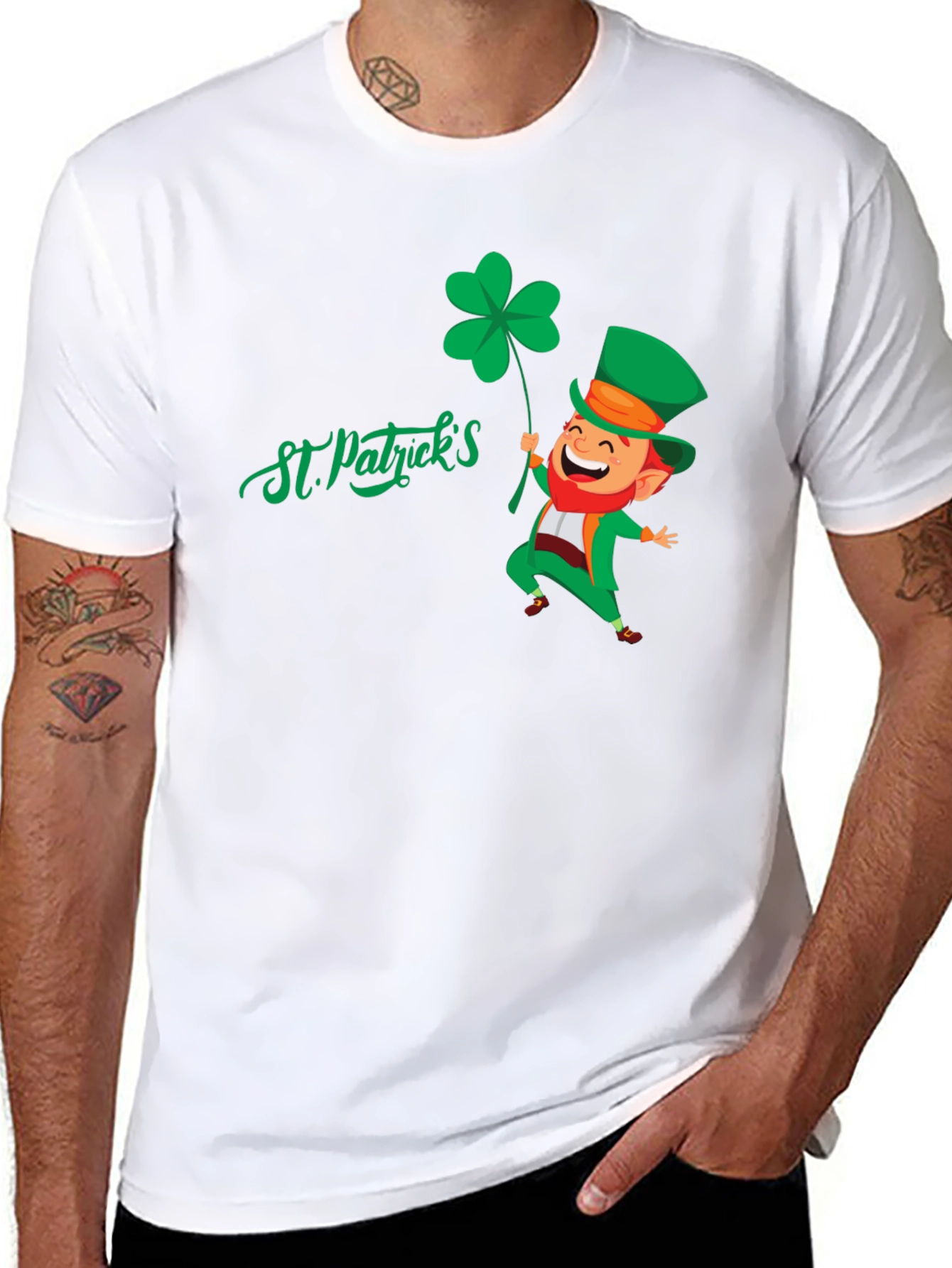 St. Patricks Day Leprechaun Graphic Tee