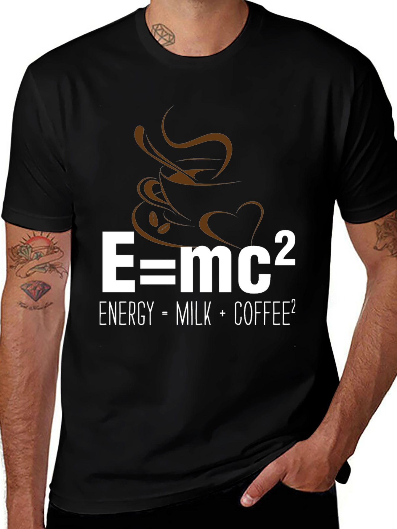 E=mc2 Coffee Lover T-Shirt