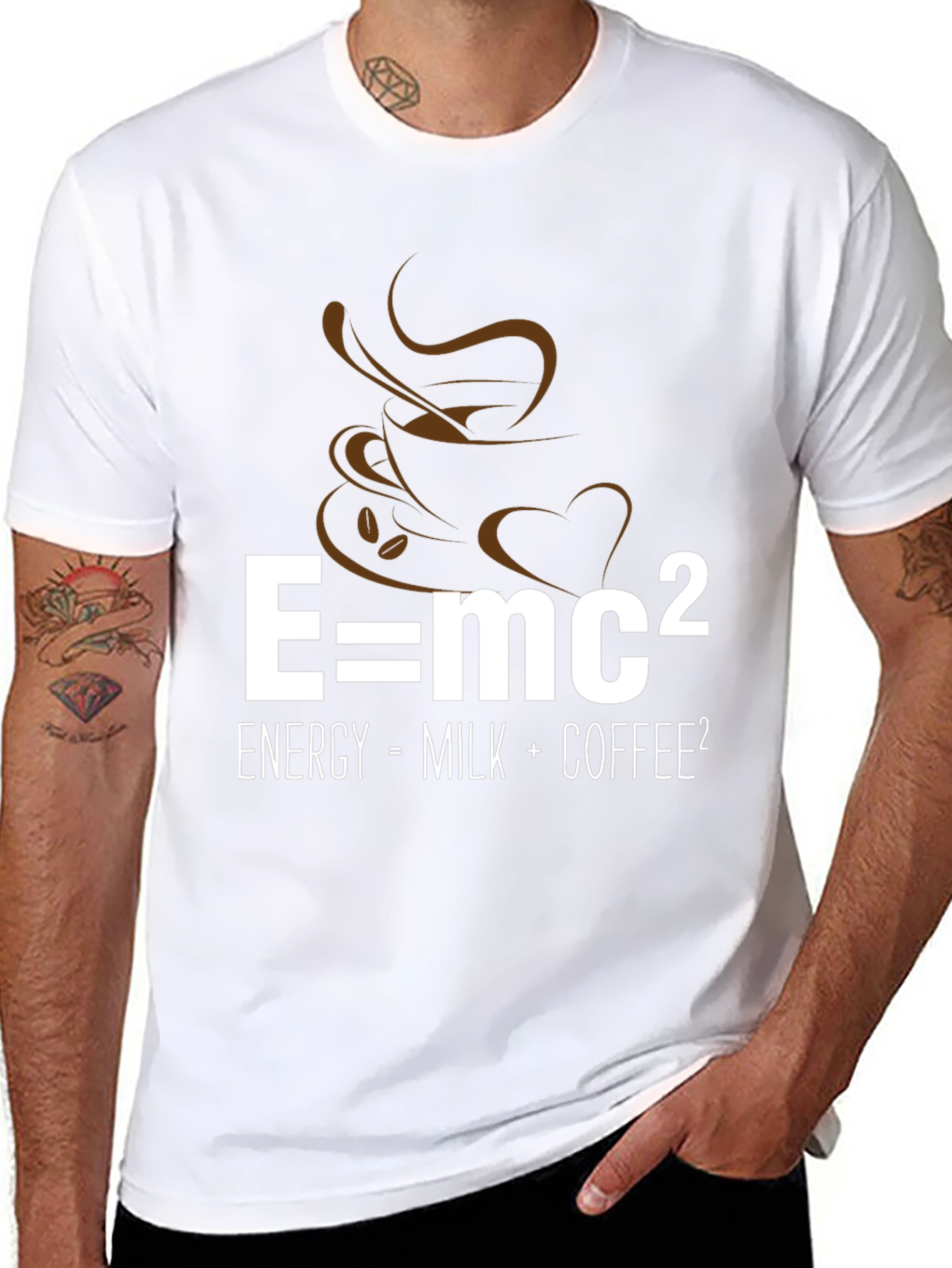 E=mc2 Coffee Lover T-Shirt