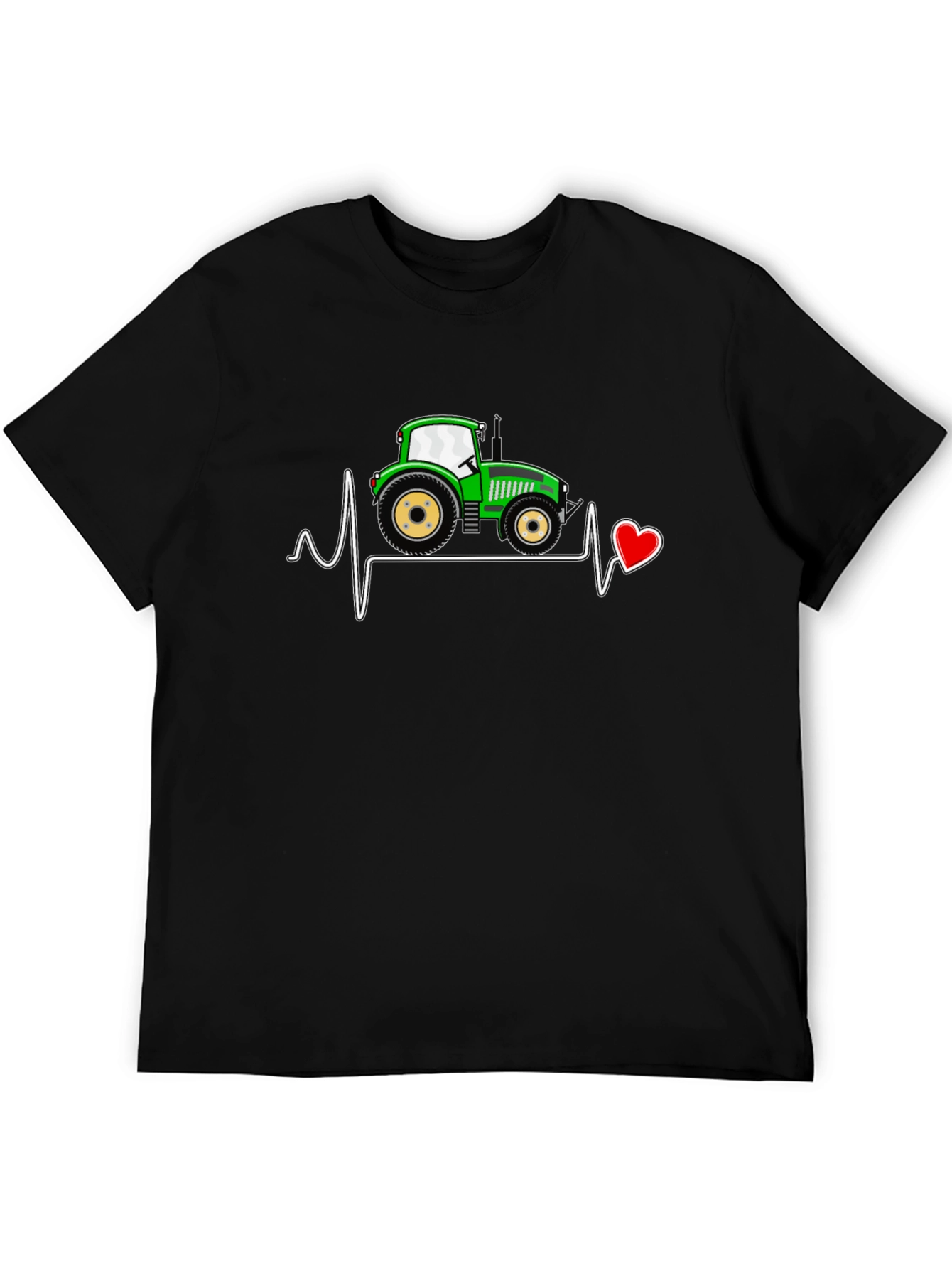 Tractor Heartbeat T-Shirt - Farming Love