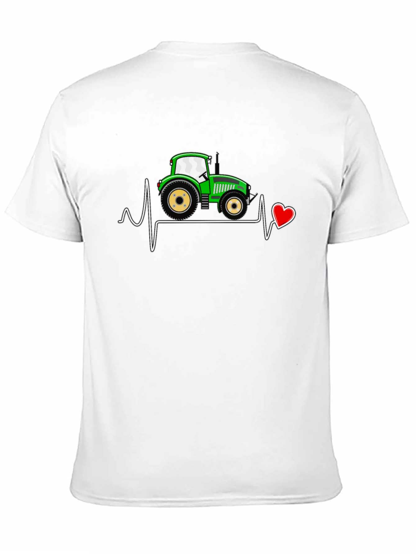 Tractor Heartbeat T-Shirt - Farming Love