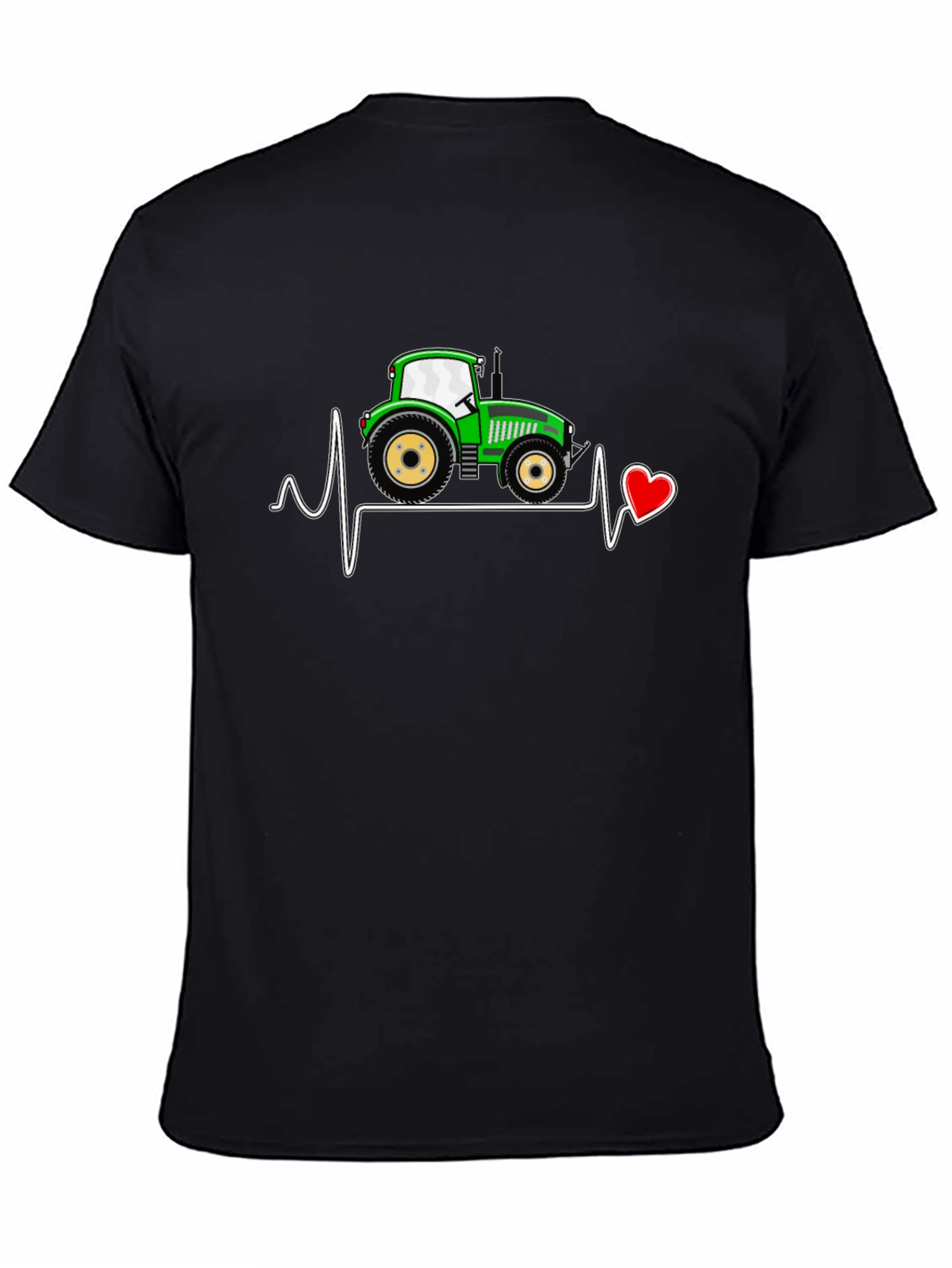 Tractor Heartbeat T-Shirt - Farming Love