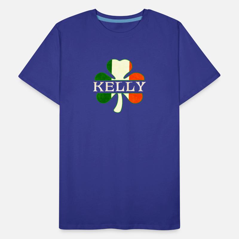 Kelly Irish Surname Ireland Flag Shamrock