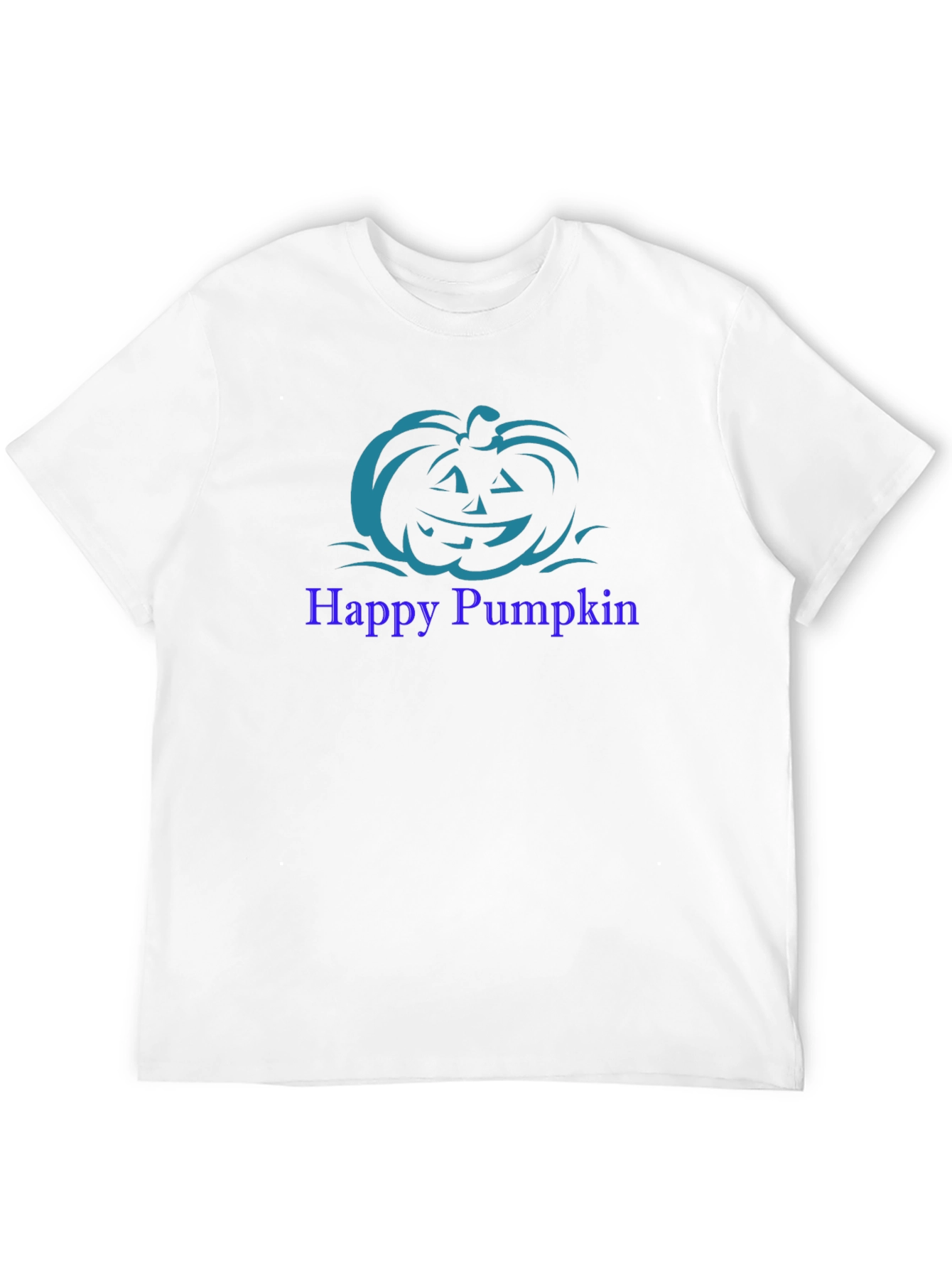 Happy Pumpkin Graphic Tee - Halloween T-Shirt