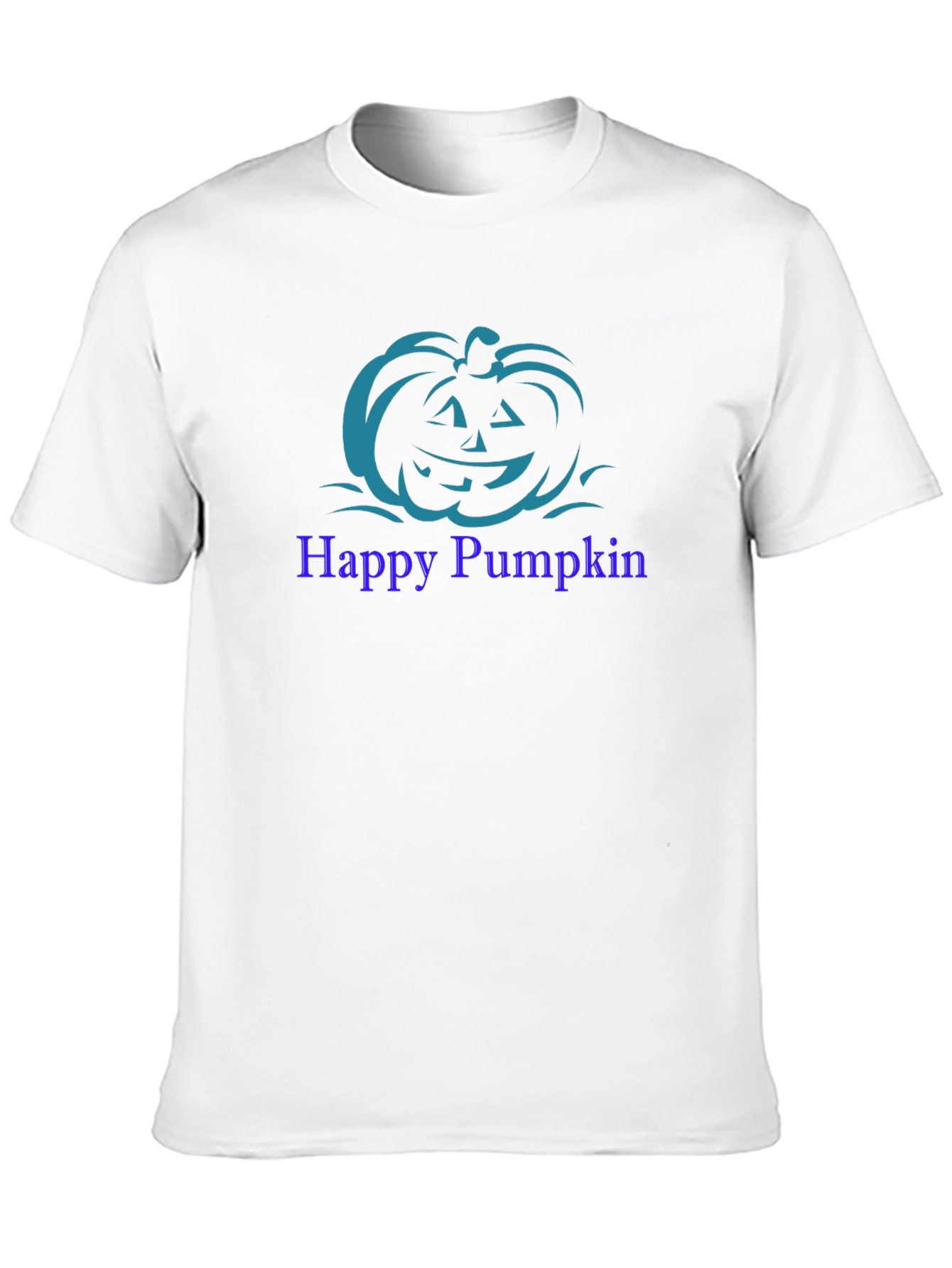 Happy Pumpkin Graphic Tee - Halloween T-Shirt