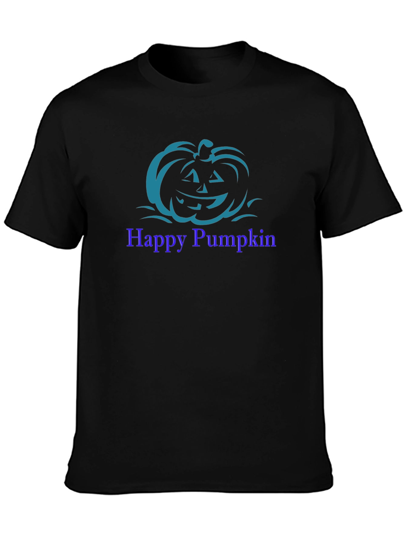 Happy Pumpkin Graphic Tee - Halloween T-Shirt
