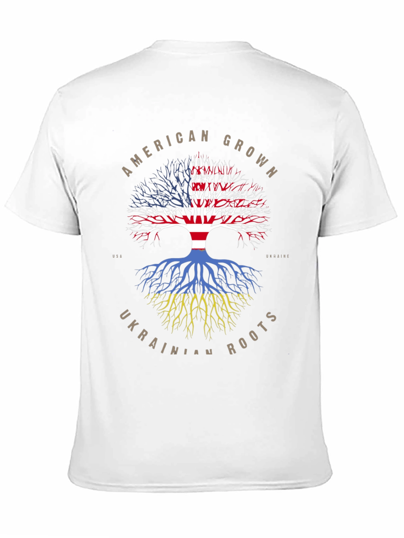 American Grown Ukrainian Roots T-Shirt