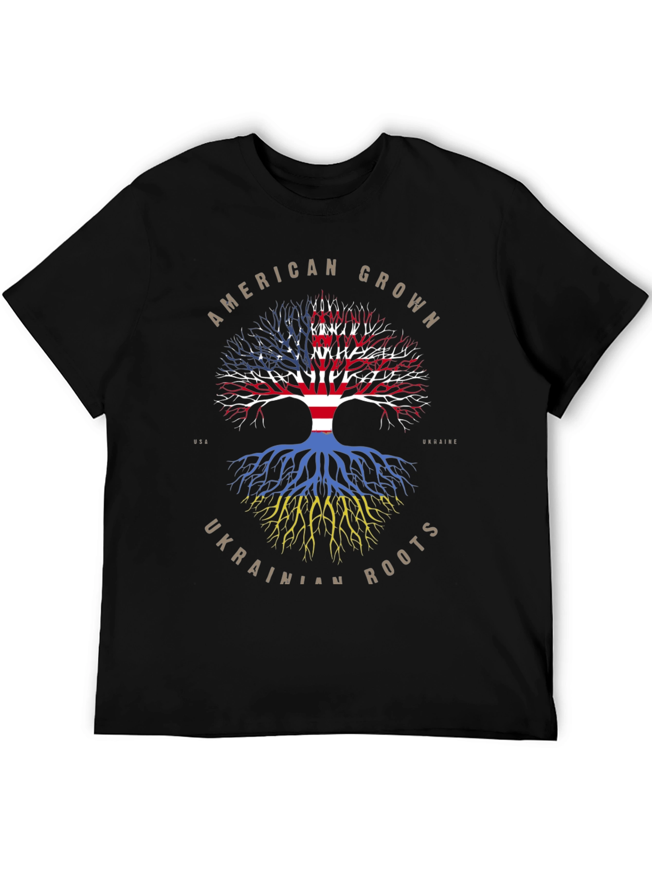 American Grown Ukrainian Roots T-Shirt