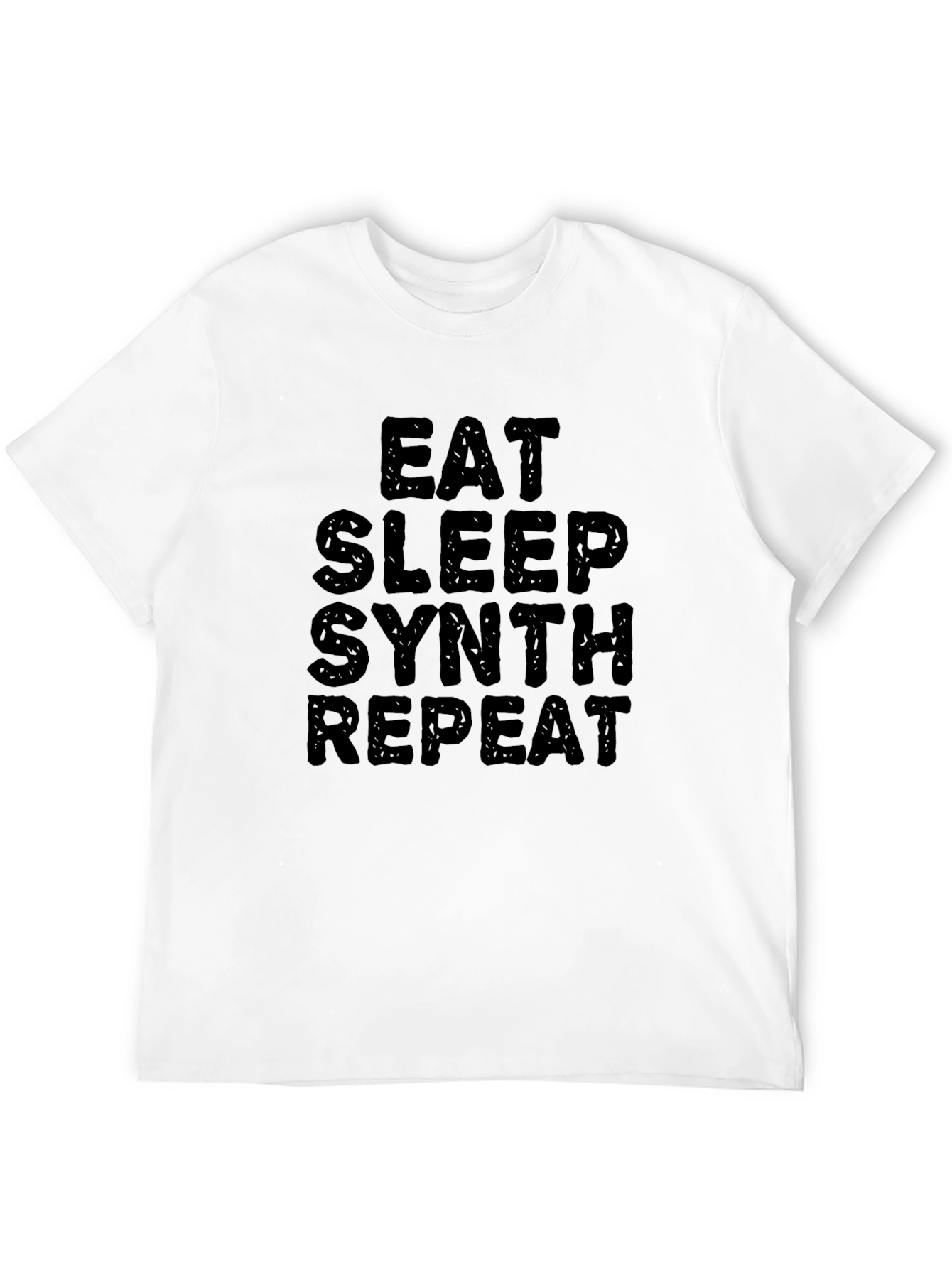 Eat Sleep Synth Repeat Black T-Shirt