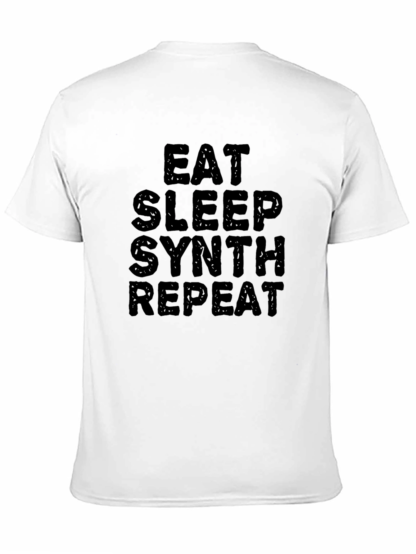 Eat Sleep Synth Repeat Black T-Shirt