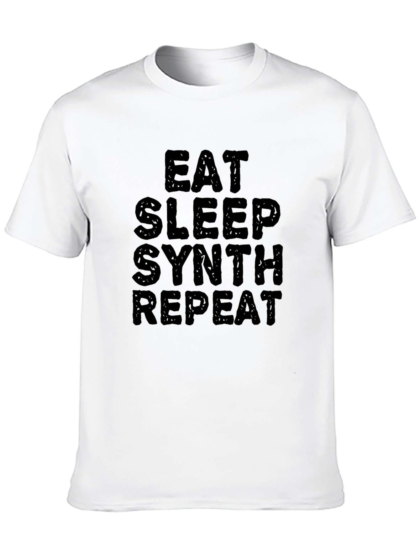 Eat Sleep Synth Repeat Black T-Shirt