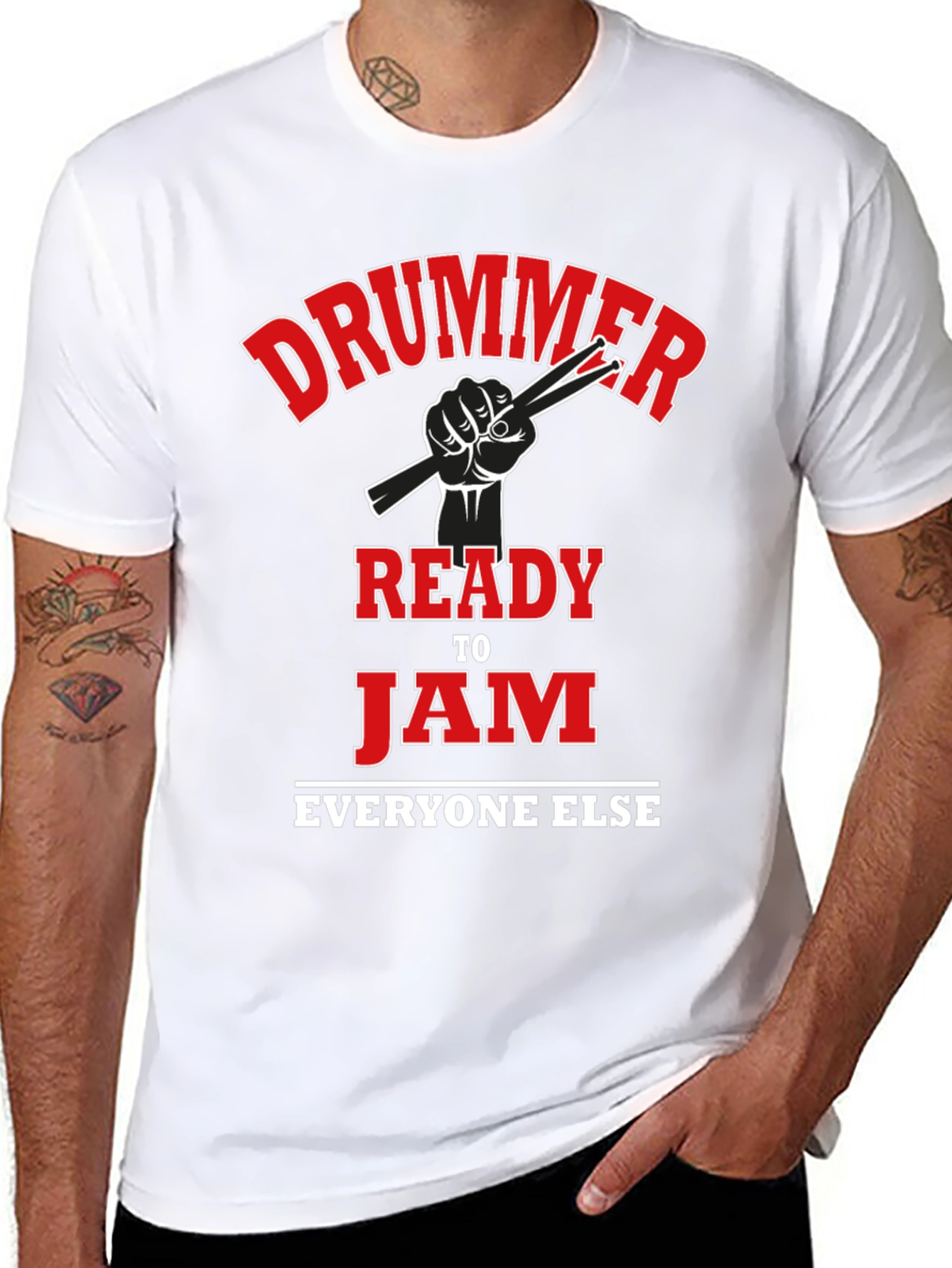 Drummer Ready to Jam T-Shirt