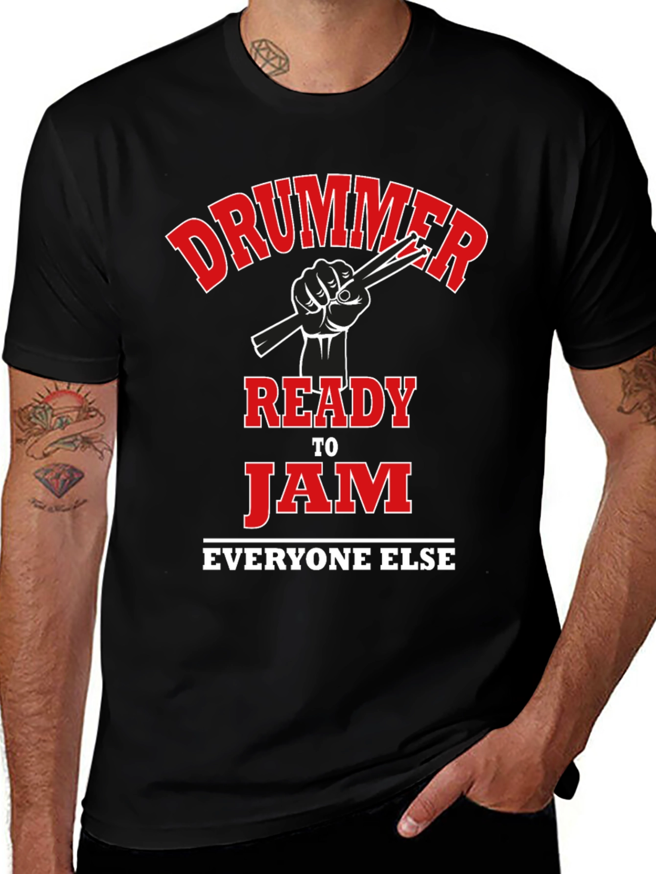 Drummer Ready to Jam T-Shirt