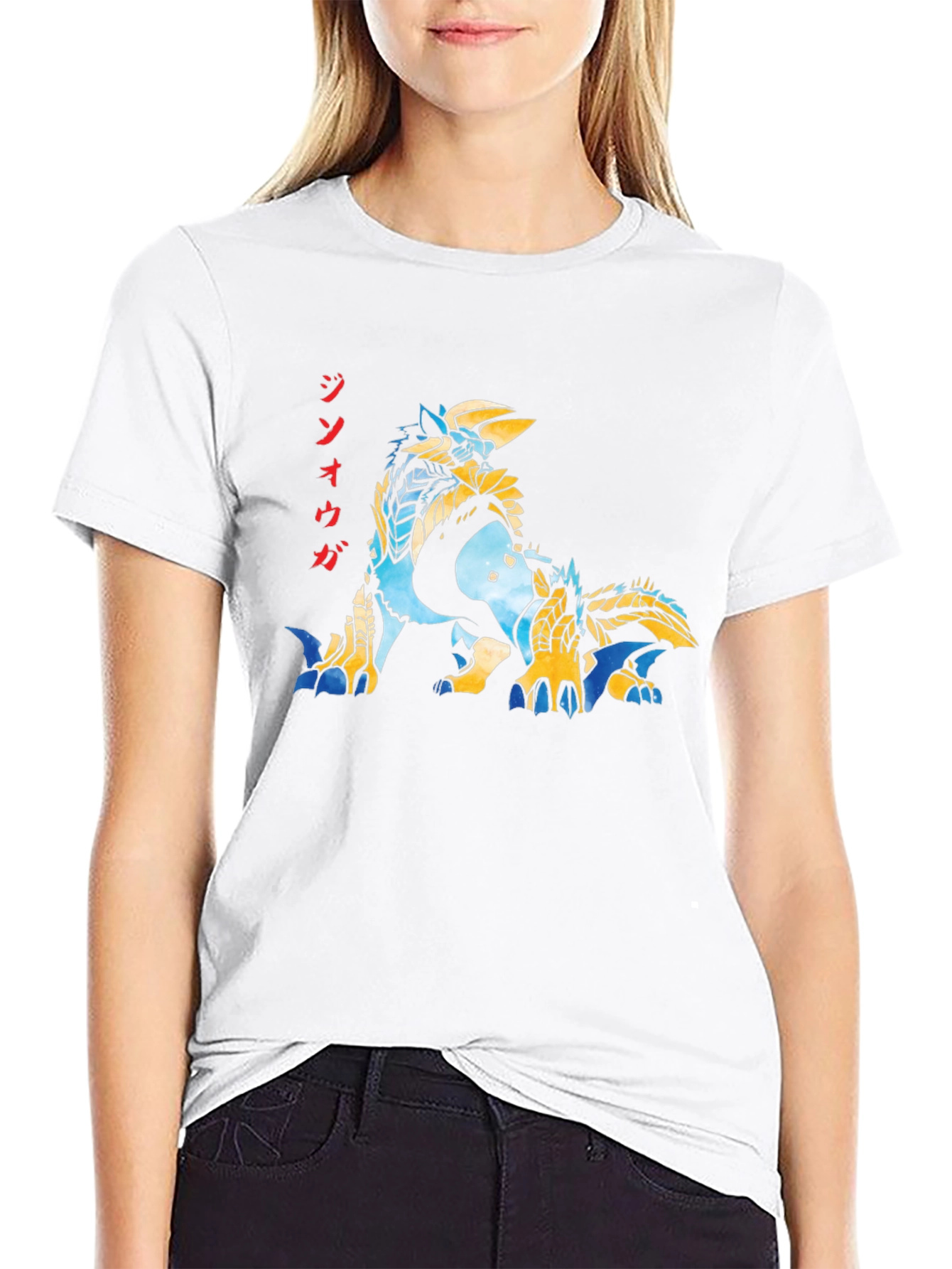 Monster Hunter Zinogre T-Shirt - Black Graphic Tee
