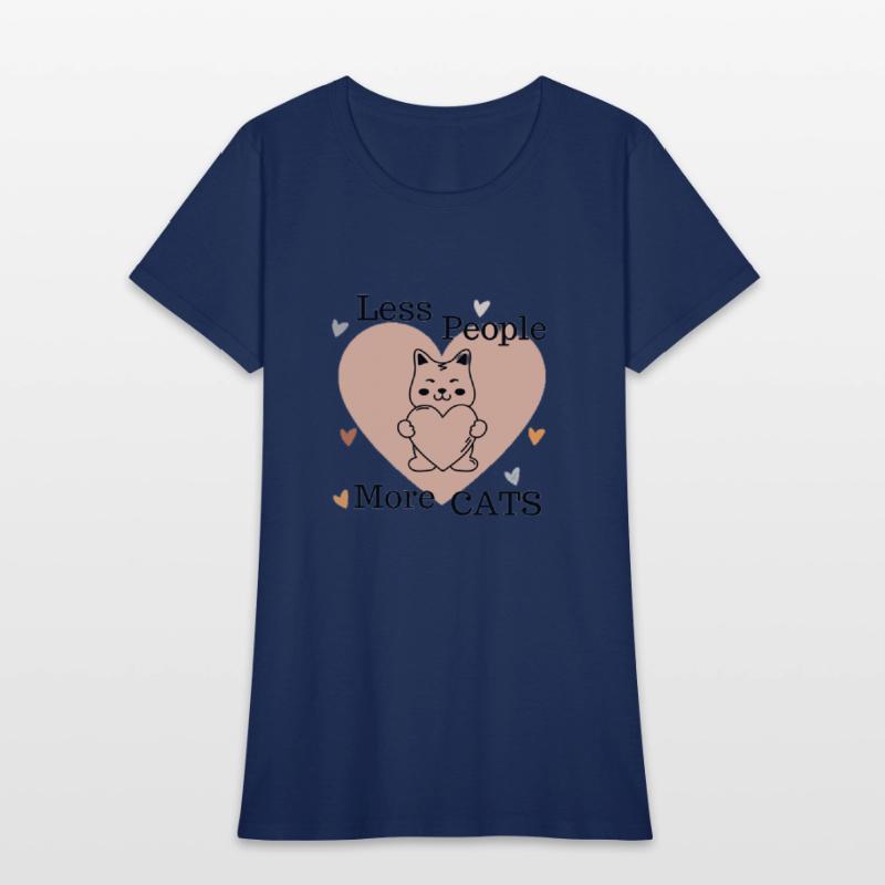 Kitty Less People More Cats - Funny Animal