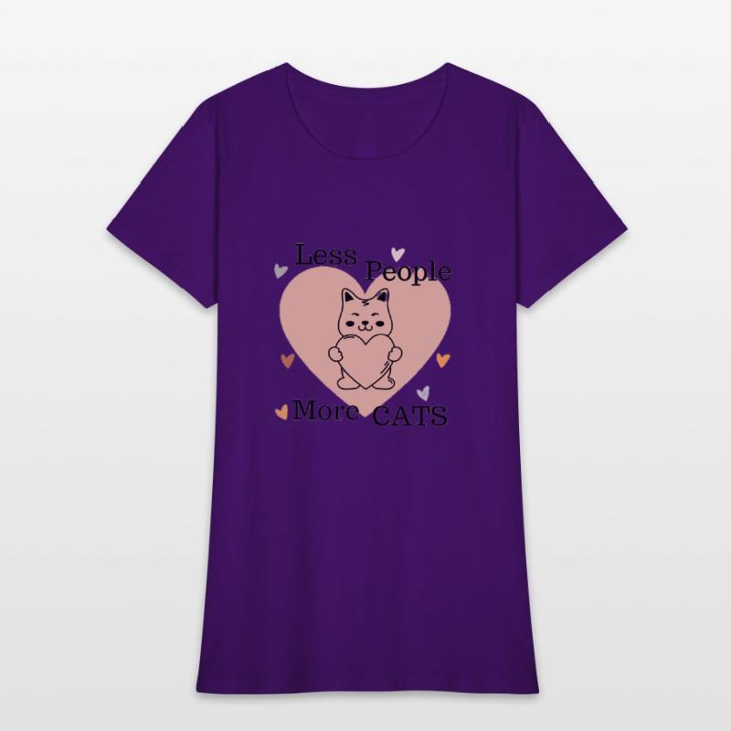 Kitty Less People More Cats - Funny Animal