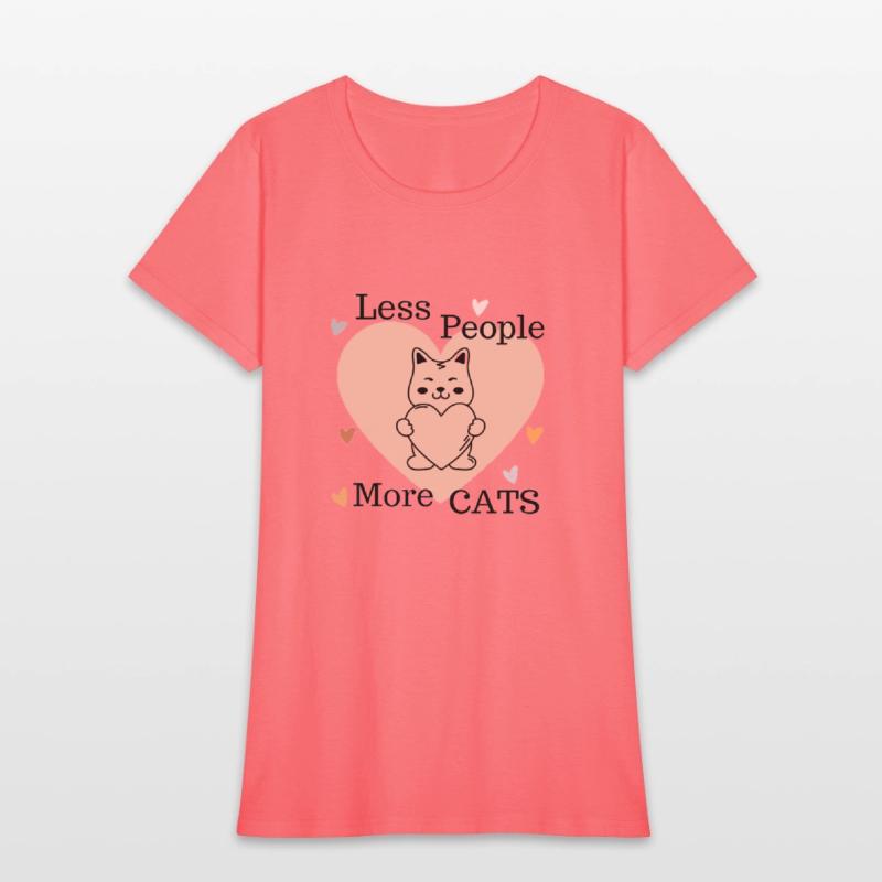 Kitty Less People More Cats - Funny Animal