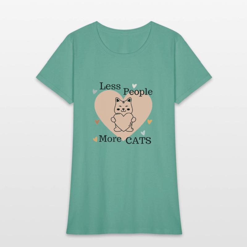 Kitty Less People More Cats - Funny Animal