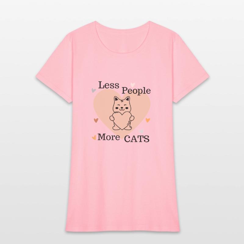 Kitty Less People More Cats - Funny Animal