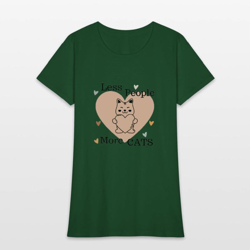 Kitty Less People More Cats - Funny Animal