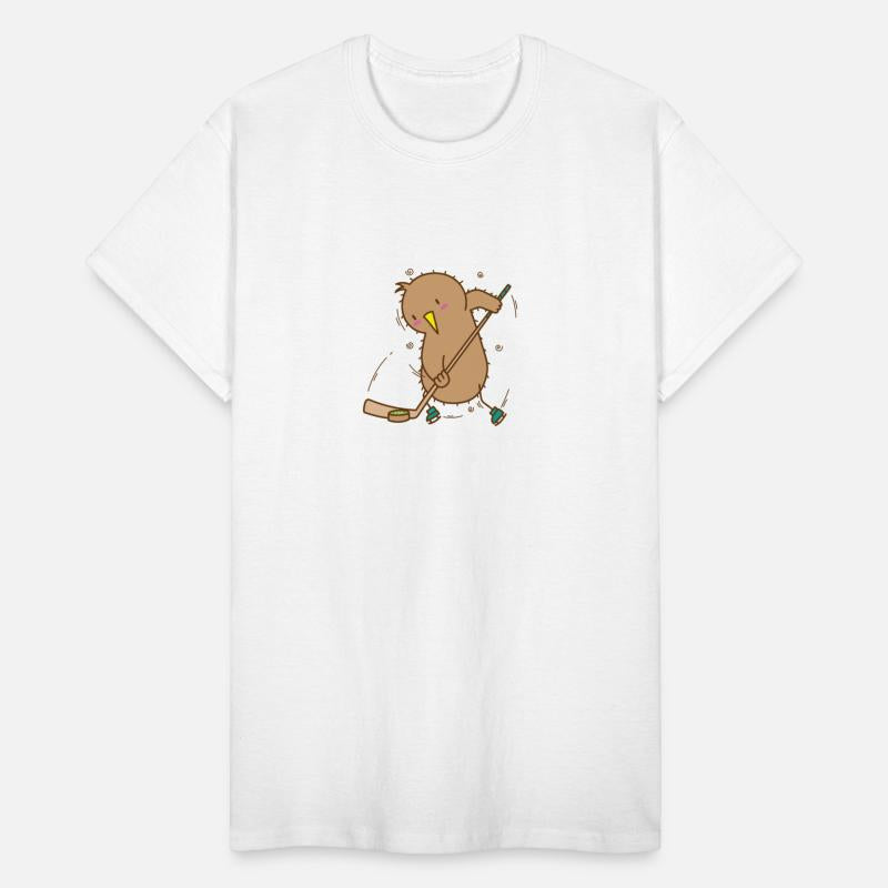 Kiwi Bird plays Field Hockey Kiwi Bird and Fruit