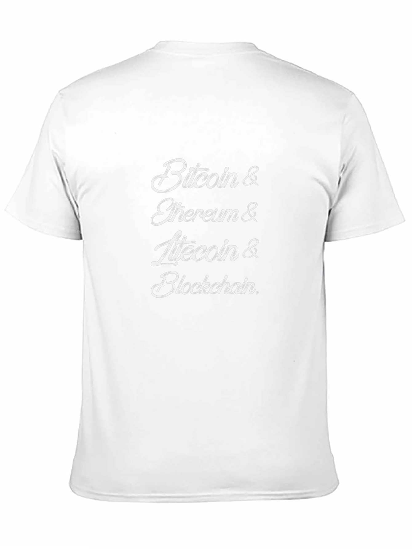 Crypto Fan T-Shirt: Bitcoin Ethereum Litecoin