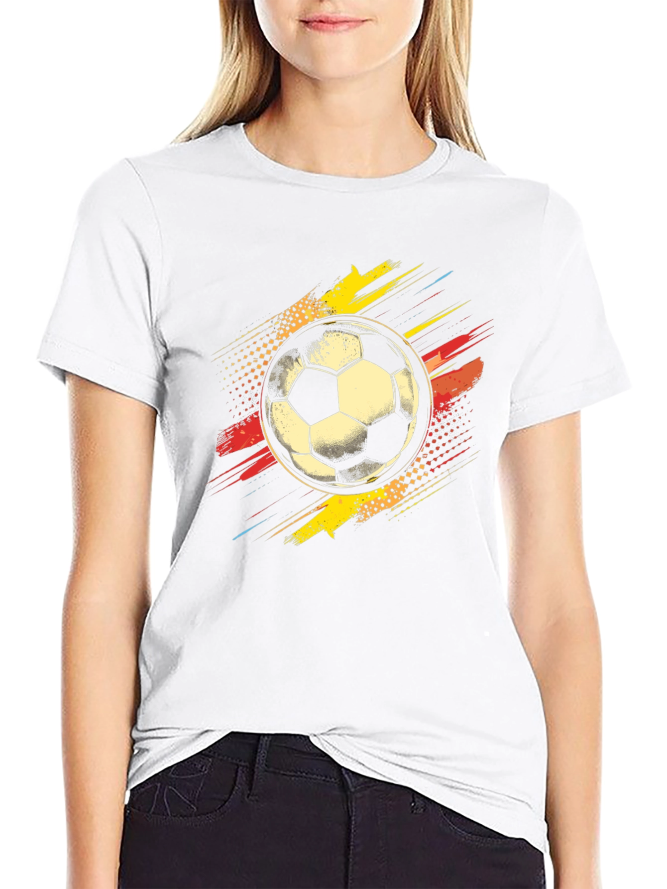 Soccer Ball Graphic T-Shirt - Cool Sporty Design
