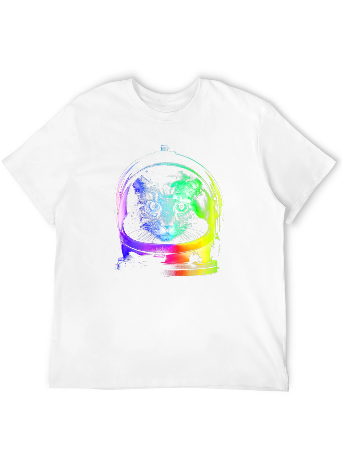 Cat Astronaut Graphic Tee - Space Kitten Shirt