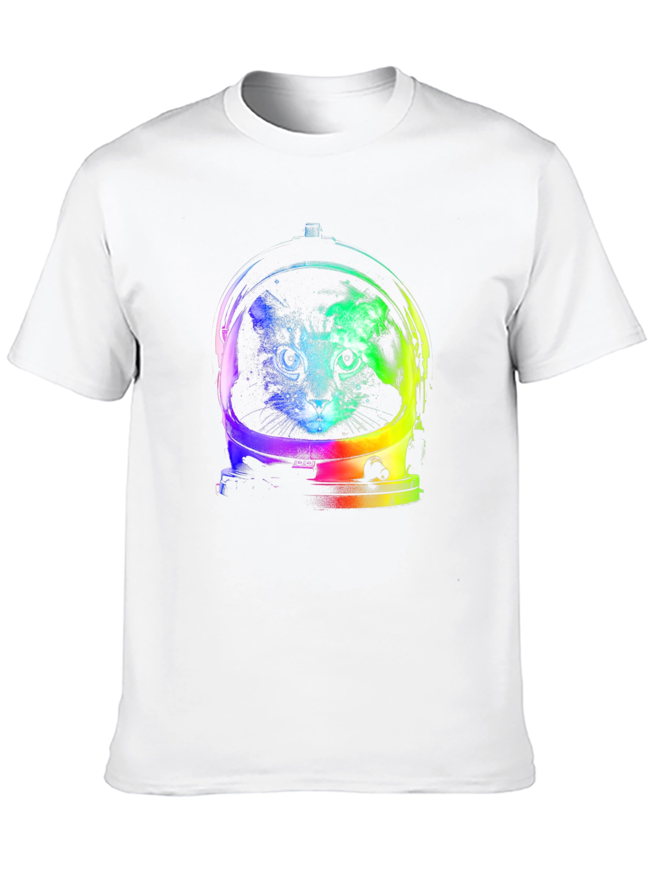 Cat Astronaut Graphic Tee - Space Kitten Shirt